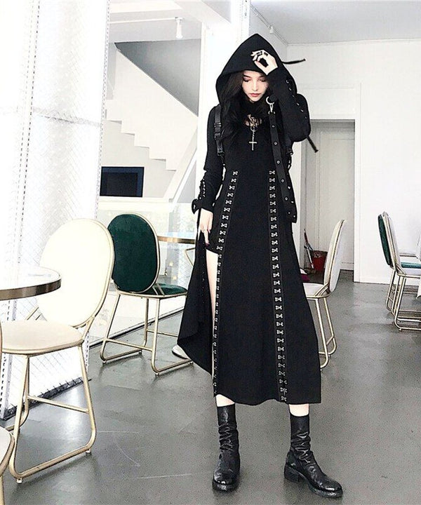 sharkle lace up hoodie